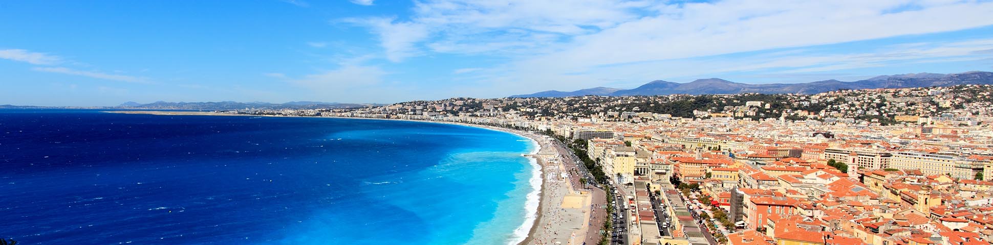Panoramablick auf Nizza