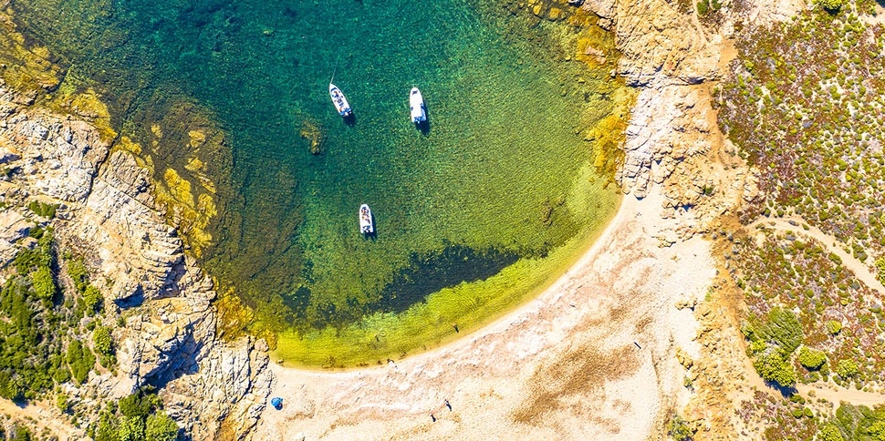 Bucht in Korsika